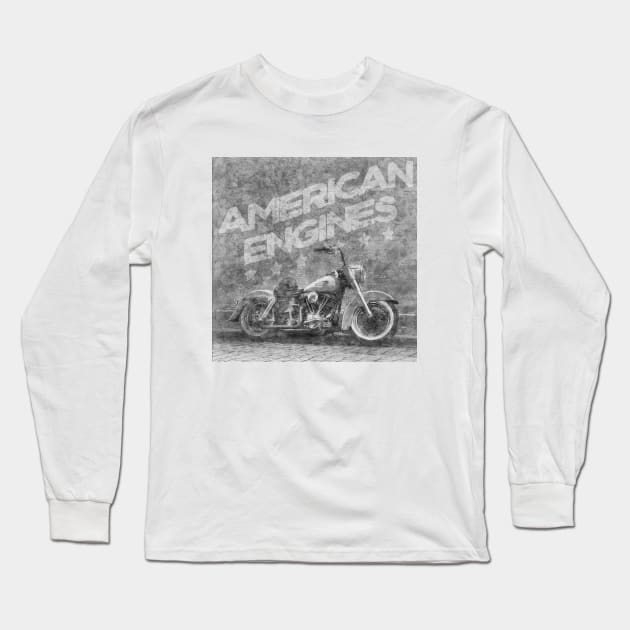 american engines Long Sleeve T-Shirt by martian